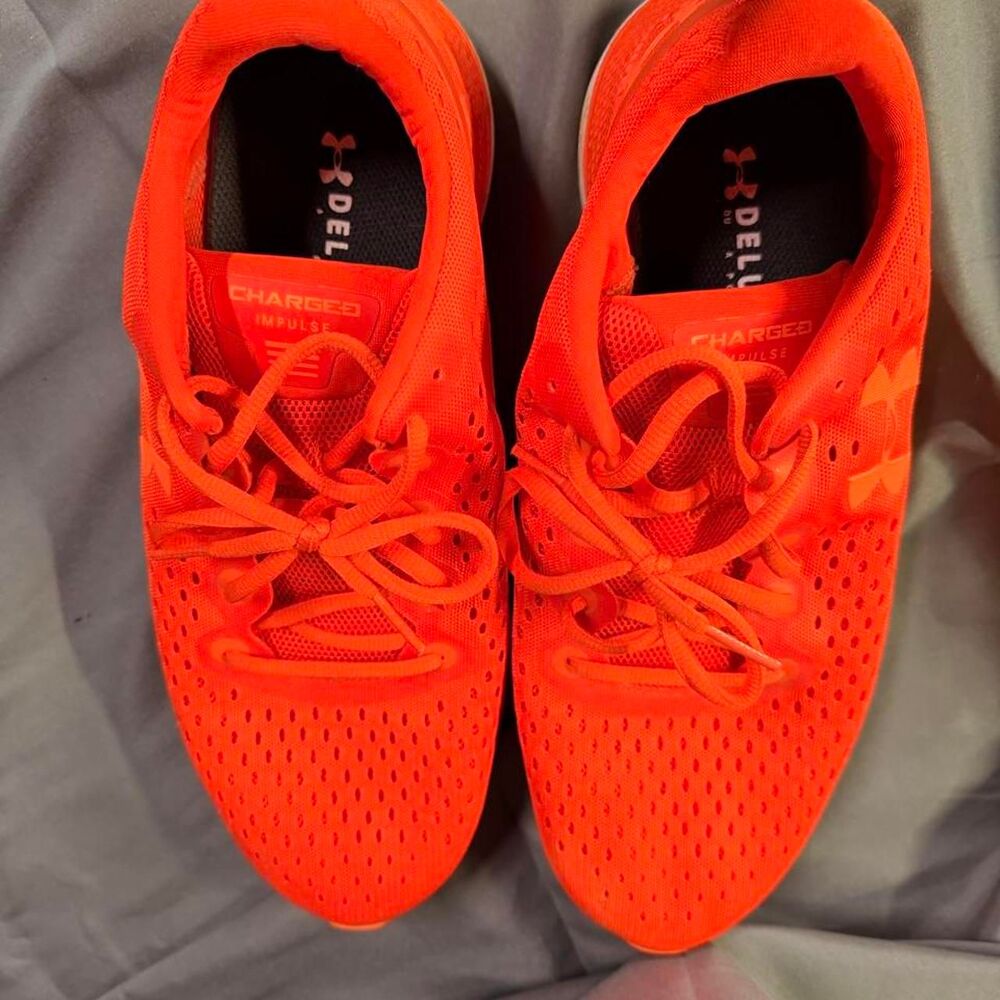 Under-armour Men's Orange and Red Trainers